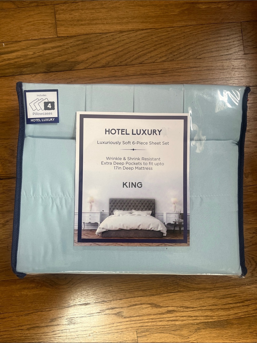 6 Piece King Size Sheet Set. New - Picture 2 of 2